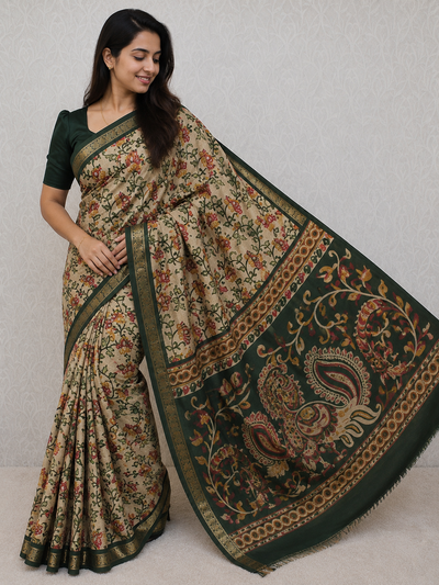 Silk kalamkari